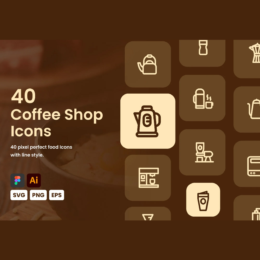 40 آیکن کافی شاپ 40 آیکن کافی شاپ