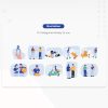 پک وکتور مفهومی ارسال سفارش