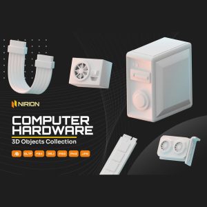باندل آبجکت قطعات کامپیوتر 3D