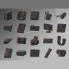 باندل آبجکت قطعات کامپیوتر 3D - تصویر 3