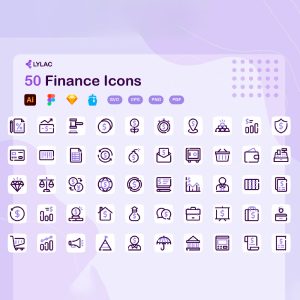 50 آیکون مالی و حسابداری