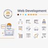 پک آیکون توسعه وب