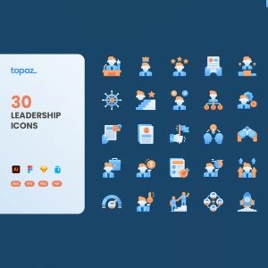 پک آیکون رهبری و مدیریت