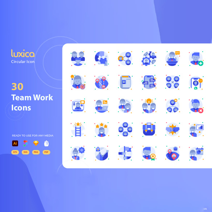 30 آیکن کار تیمی 30 آیکن کار تیمی