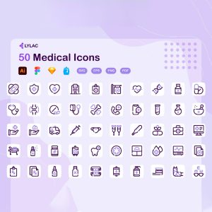 50 آیکون پزشکی