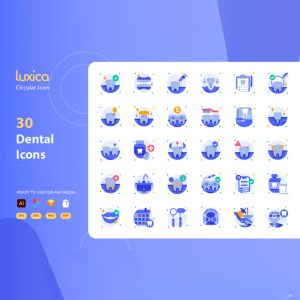 30 آیکن دندان پزشکی