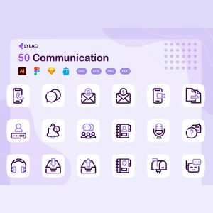 50 آیکون ارتباطات
