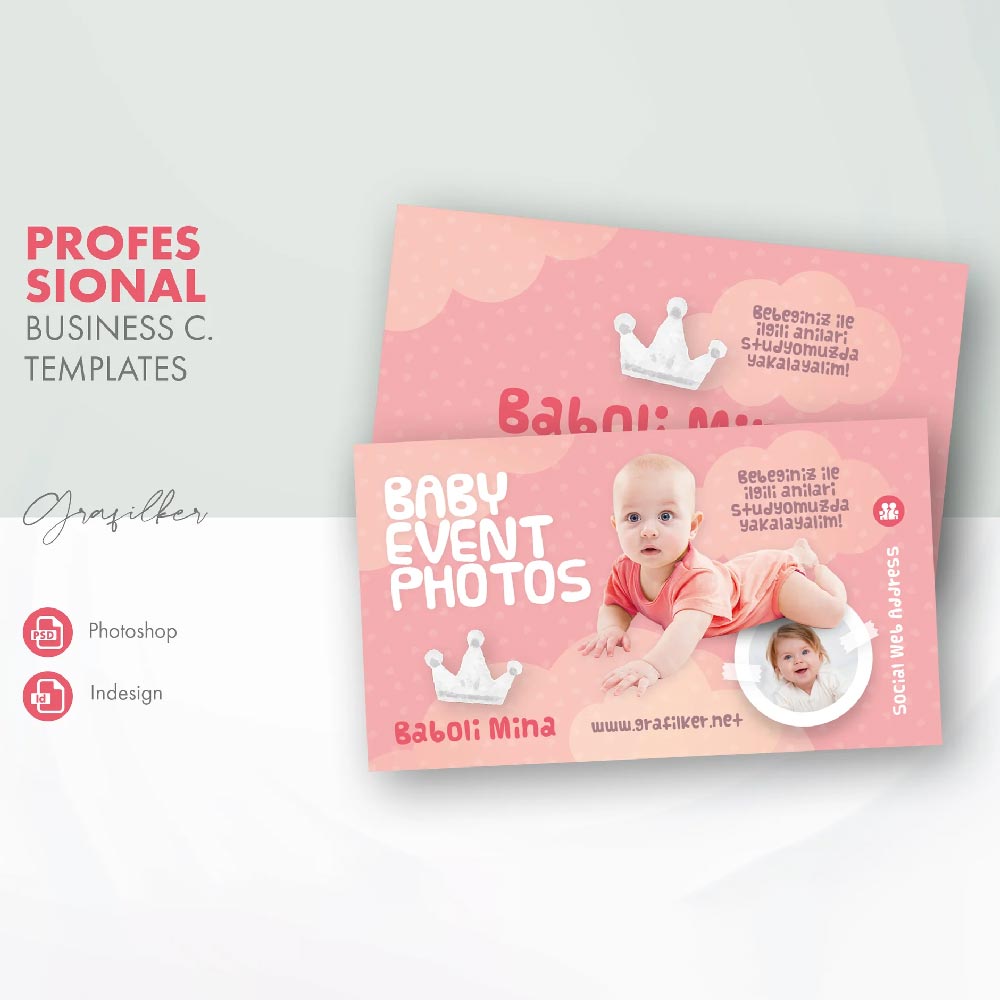 کارت ویزیت عکاسی کودک کارت ویزیت عکاسی کودک
