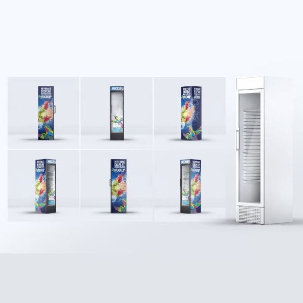 طرح موکاپ یخچال ایستاده فروشگاهی - Image 5