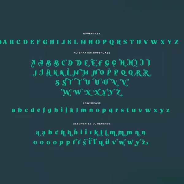 فونت انگلیسی othelie - تصویر 3