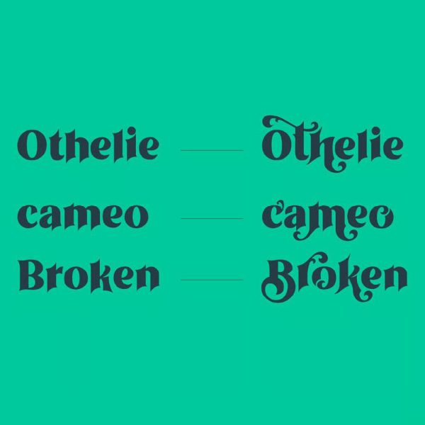 فونت انگلیسی othelie - تصویر 4
