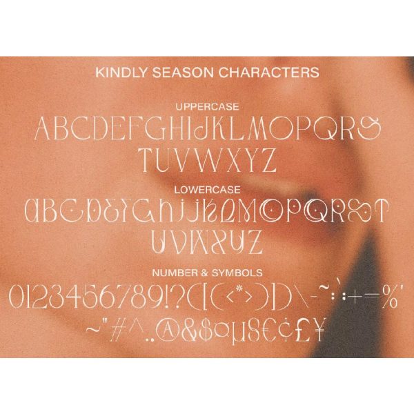فونت انگلیسی kindly season - تصویر 3
