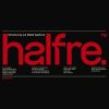 فونت انگلیسی halfre