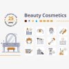 پک آیکون محصولات آرایشی