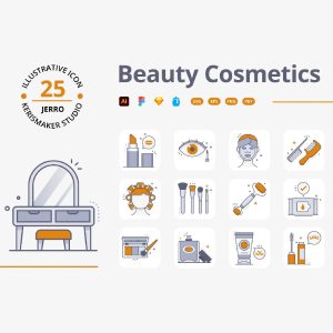 پک آیکون محصولات آرایشی
