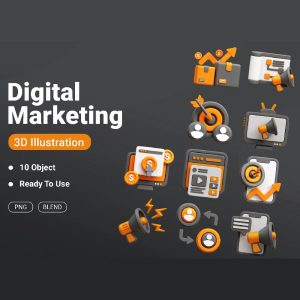 پک آبجکت دیجیتال مارکتینگ