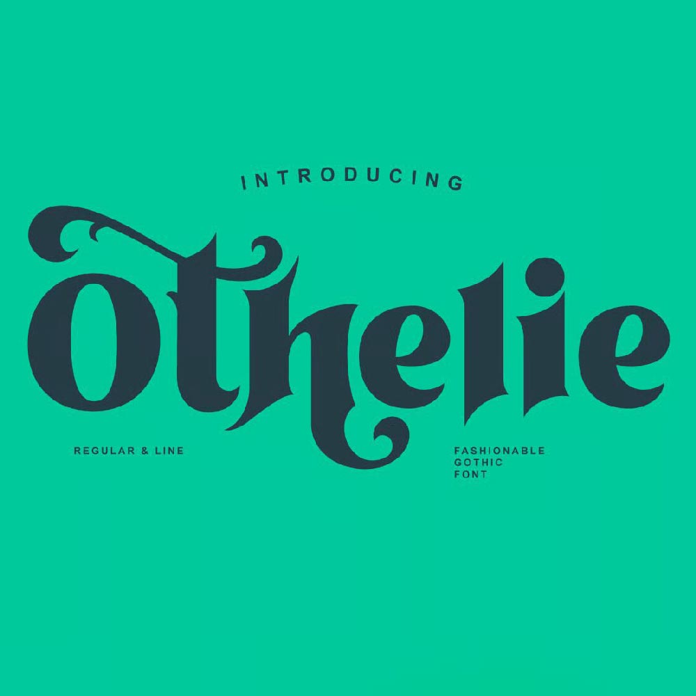 فونت انگلیسی othelie فونت انگلیسی othelie