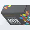 طرح موکاپ جعبه مکعبی - تصویر 4