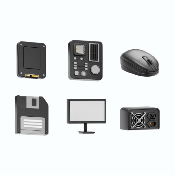 پک آبجکت قطعات کامپیوتر - تصویر 3