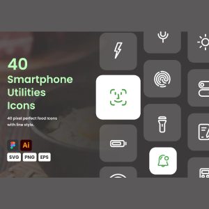 40 آیکن المان تلفن هوشمند