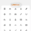مجموعه آیکون کمپینگ و کوهنوردی - تصویر 2