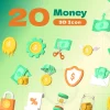 باندل آیکن 3D پول - تصویر 3