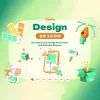 باندل آیکن 3D طراحی