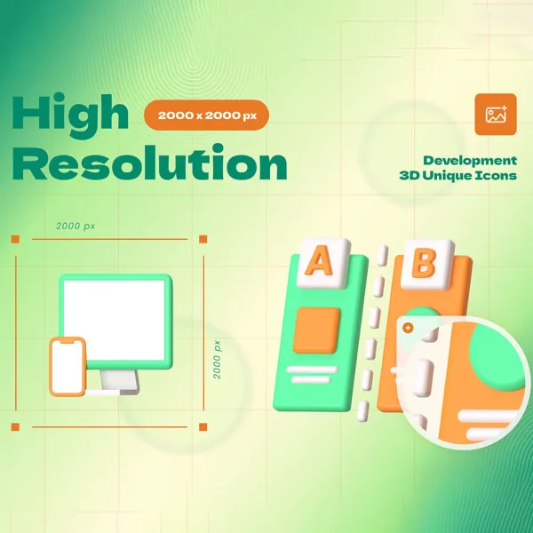 باندل آیکن 3D توسعه - تصویر 5