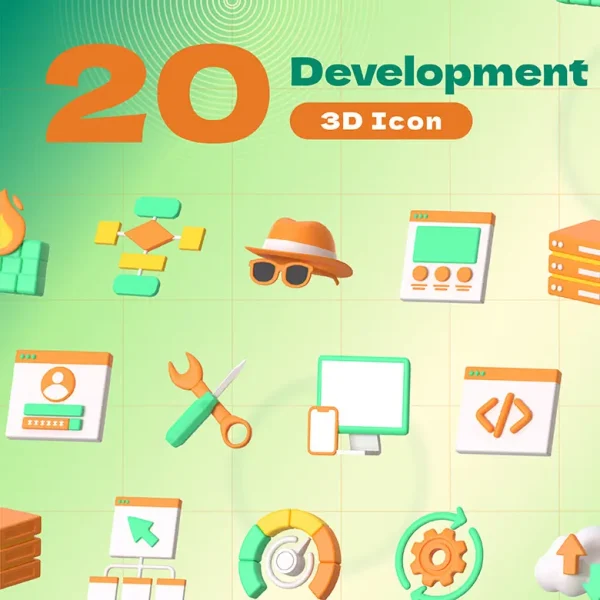 باندل آیکن 3D توسعه - تصویر 2