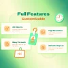 باندل آیکن 3D لوازم التحریر - تصویر 4