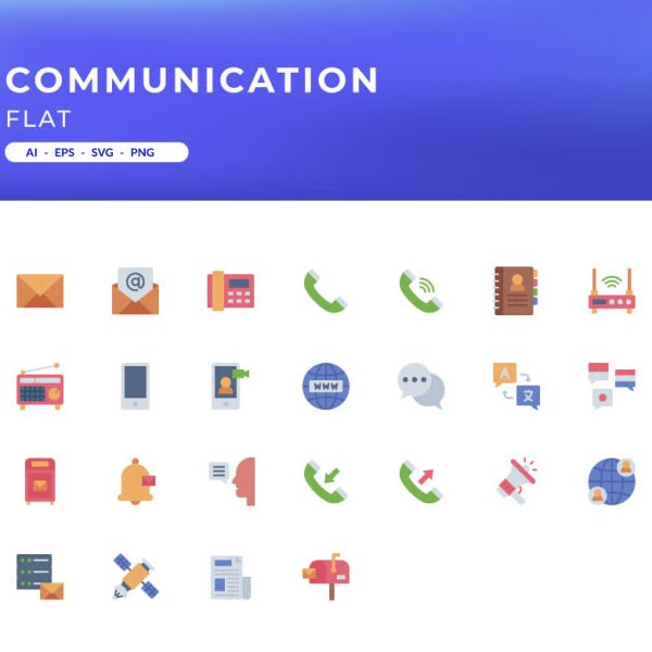 پک آیکون ارتباطات - تصویر 5