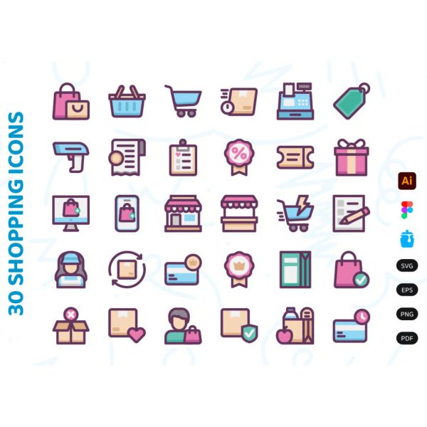 30 آیکون خرید اینترنتی - تصویر 4